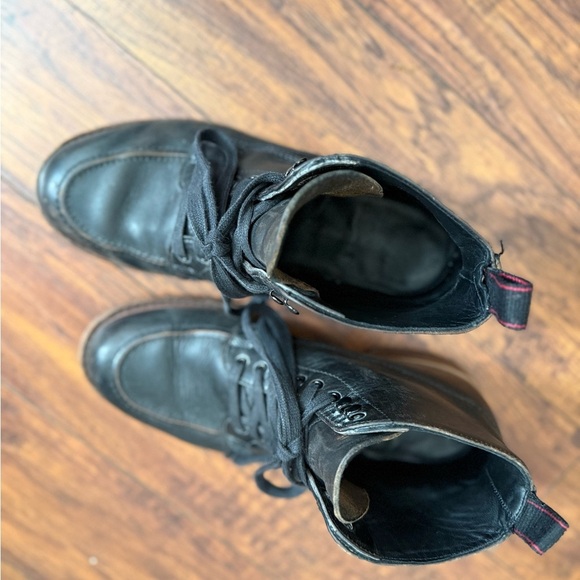 Rag & Bone Men’s Rowan Black Leather Cowhide Lace Up Boots | Size 41 / US 8 main image 5